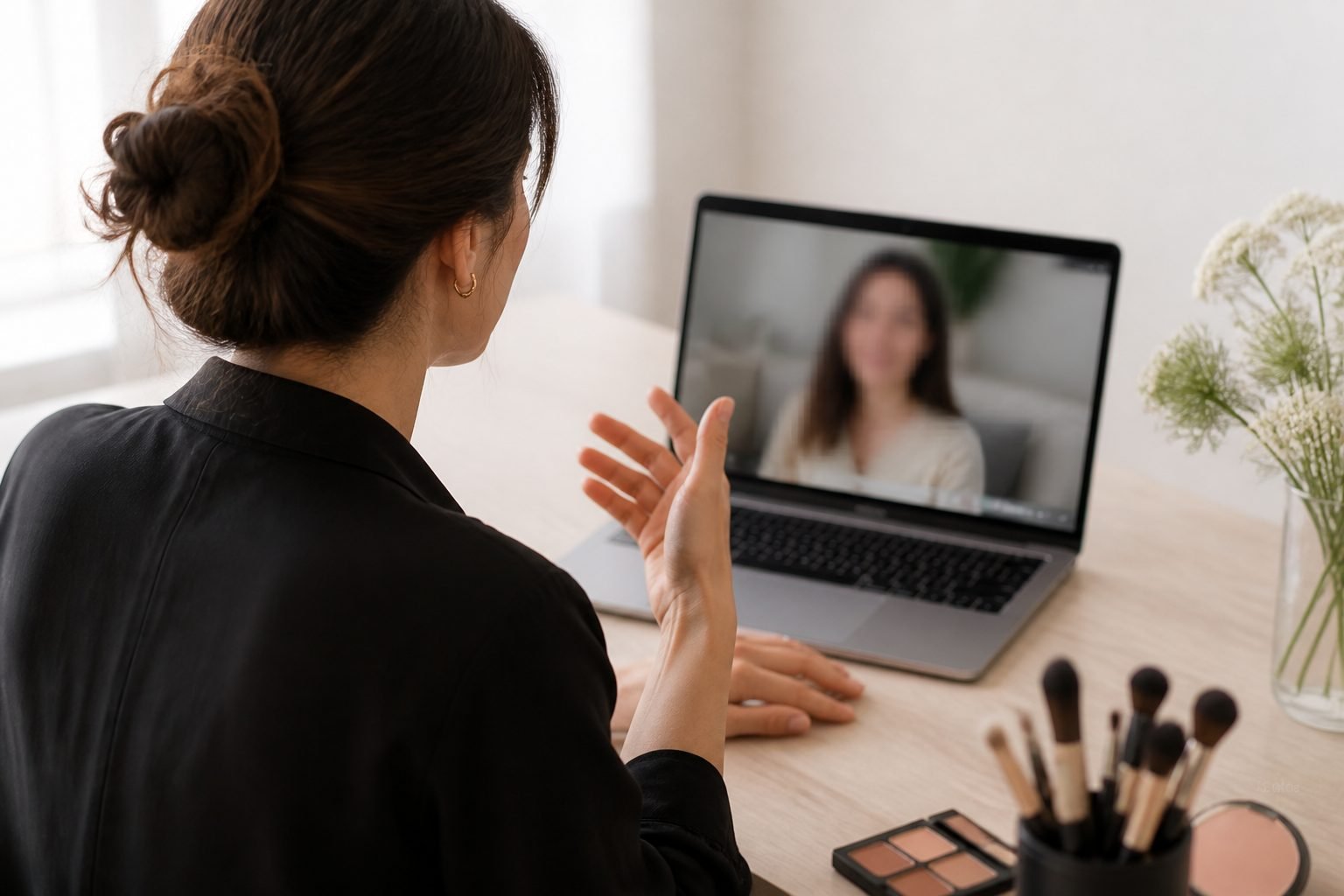 Online Make-up-Beratung per Video-Call – Lini Schumacher, mobile Make-up Artistin